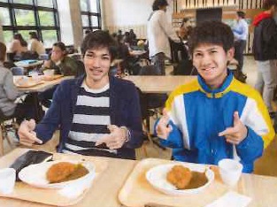 沖縄大学の学食